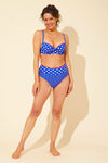 Contrast Stitch Underwired Bikini Top