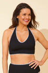 Whipstitch Textured Bikini Top