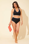 Whipstitch Textured Bikini Top