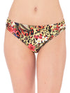 Tropical Leopard High Leg Bikini Briefs Front