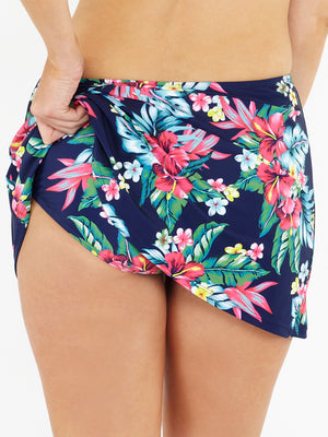 Tropical Multicolour Swim Skirt