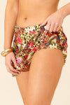 Tropical Swim Skirt Side Closeup
