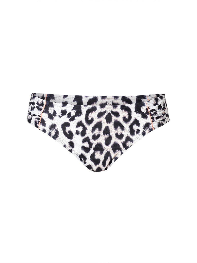 Leopard Print High Leg Bikini Brief
