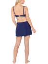 Navy Blue Swim Skirt Back