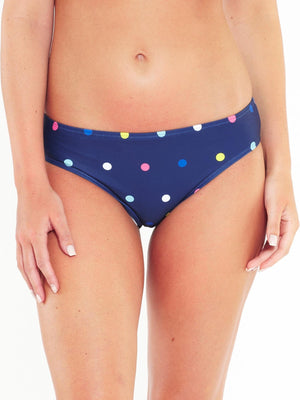 Multi Spot High Leg Bikini Briefs Closeup